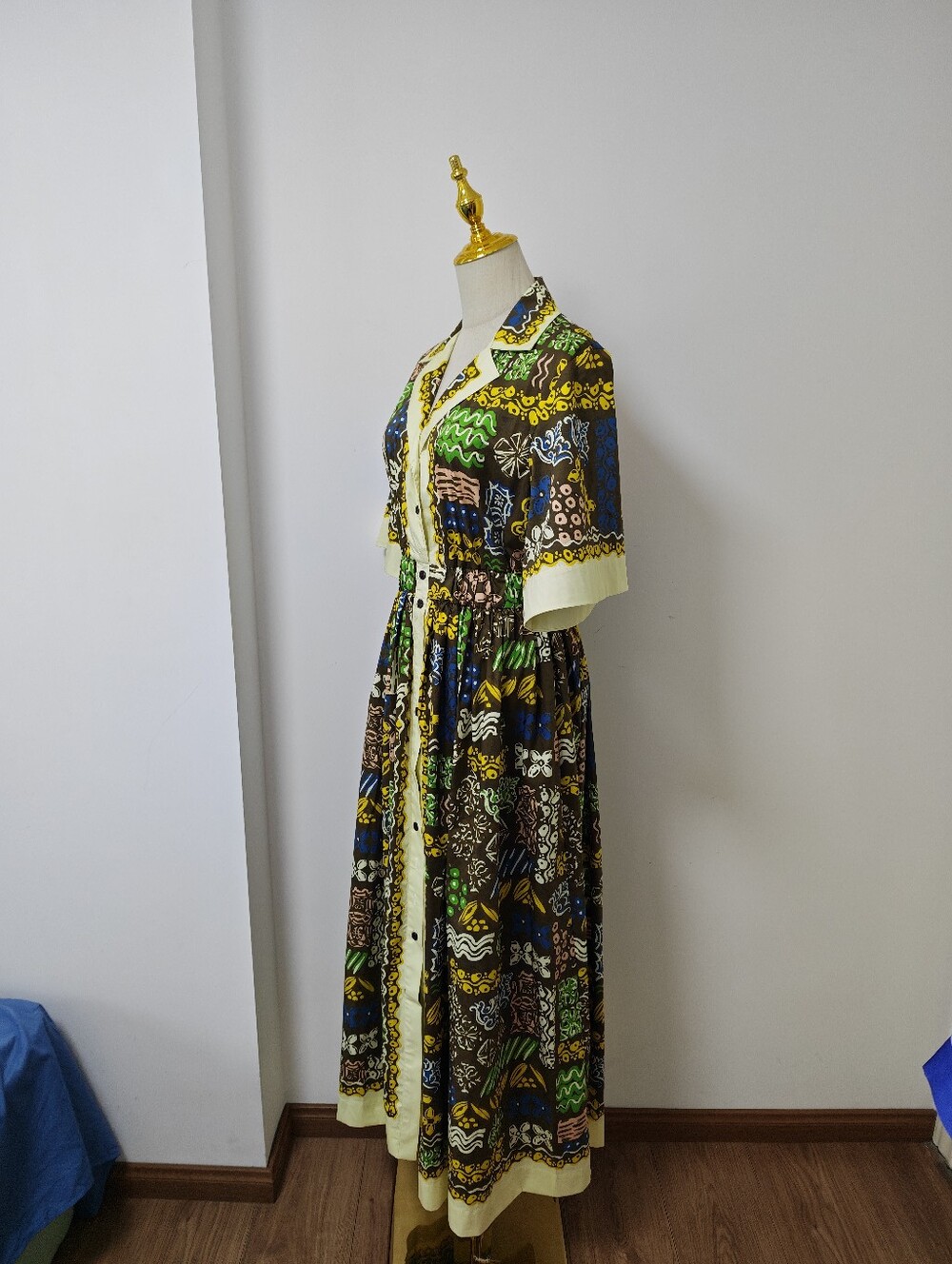 ALEMAIS Minnie Cotton Midi Shirtdress - Picture 6 of 11